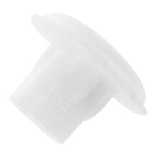 2000 Sztuk WystróJ Mebli do Domu 5 mm BiałA Plastikowa ZaśLepka do Wiercenia OtworóW