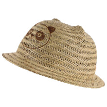 Hats for Kids Fashionable Small Straw Hat for Sun Protection Panda Print