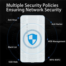 4X 4G LTE Outdoor WiFi Router Unlocked CPE 300Mbps Modem with Sim Card Slot LAN Port Hotspot Waterproof Ethernet EU Plug