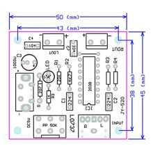 4X Power Amplifier Board 5W+5W HiFi Two-Channel PM CM2038 5V USB Supply Power Audio Amplifier