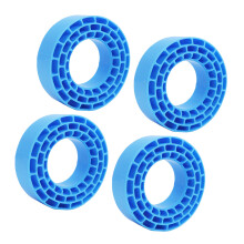 Pneus intérieurs solides en Silicone, 4 pièces, pour-Bleu