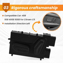 Electric  Back Height Adjustment  for  408 508 4008 5008  C5 Left 96659572ZE