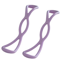 Bande d'exercice à 8 formes, prise confortable, bande-Violet