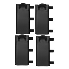 4pack Canopy Water Weights Bag ,220 LBS Gazebos Tent Water Weights Set,4 Leg Weights for Gazebo,- Canopy 25L Black