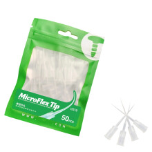 50Pcs Soft Plastic Glues Applicators Dispensing Needle Angled
