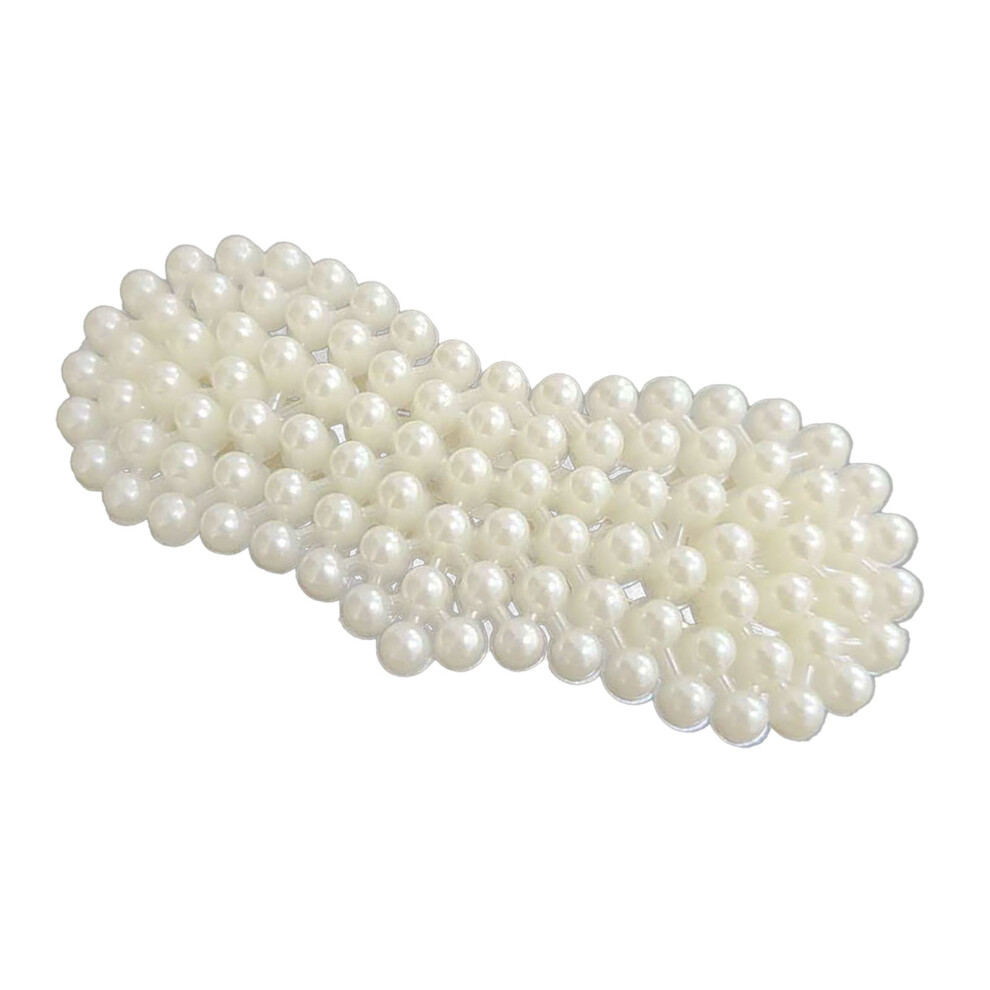 Faux Pearl Hair Clip, Side