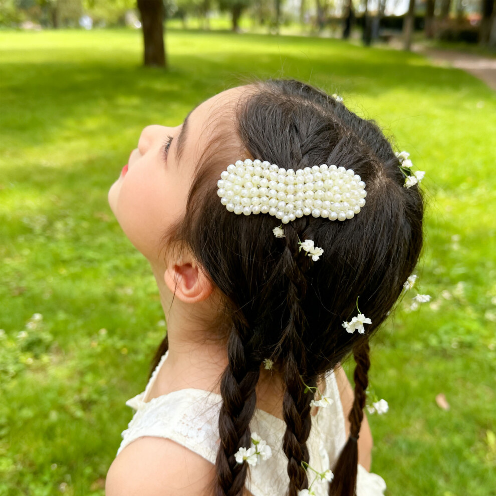 Vintage Pearl Bangs Barrett