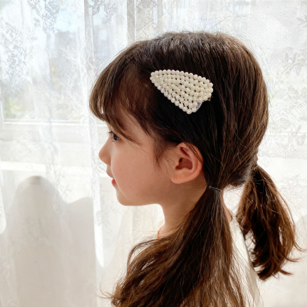 Cute Pearl Side Bang Hair Clip