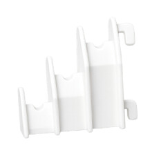 Support de pinces en plastique polyvalent pour une gestion-Blanc