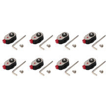 8X Field Monitor Quick Release Plate for LCD Monitor Magic Arm LED Light Camera Camcorder Rig with 1/4-Inch Screw Hole