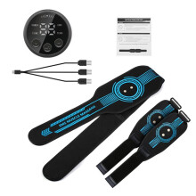 USB Recharge Abdominal Toning Bälte EMS Muskelstimulator Muskeltoner Kroppsmassager Midja Arm Benmassage Viktminskning B