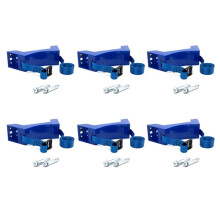 6X Cylinder Mounted Bracket Gas Cylinder Bracket Durable ABS Gas Cylinder Holder for Motorhome RV Caravan,