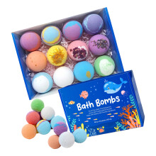 12Pieces Bubble Bath Ball Gift Set Bath Ball for Boys and Girls