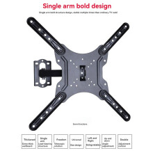 Monitor TV Wall Mount with Arm for 14-55Inch LED, 4K TVs, Wall Mount TV Bracket with VESA 400x400mm,  to 77lbs