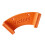 Space Saving Wall Mounted Racket Holder For Tennis And-Orange 1