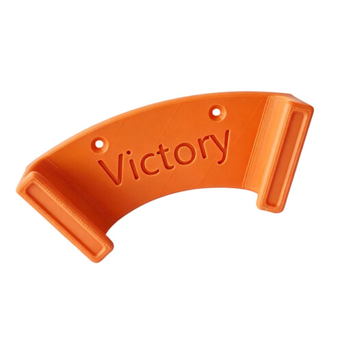Space Saving Wall Mounted Racket Holder For Tennis And-Orange