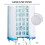 6Pcs Pool Filter Cartridges 89x79x45Mm Replacement Swimming Pool Filter for Pool Filter Pump Cleaner 5