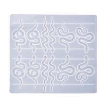 Molde de Resina de Brinco de , Moldes de FundiçãO de Resina EpóXi de Silicone para Artesanato FaçA Você Mesmo, Joalheria, Brinco, Pingente,