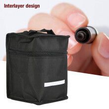 Canvas Marker Pen Organiser Bag Black 48 Slots