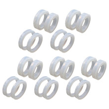 20PCS Silicone Mould Mold Round for Curve Bangle Bracelet Jewelry Making DIY