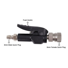 Connecteur de Gonflage Rapide 100 Bars, Adaptateur de Remplissage avec Embase Mâle et Femelle de 8 mm, Prise Rapide - AD26 B