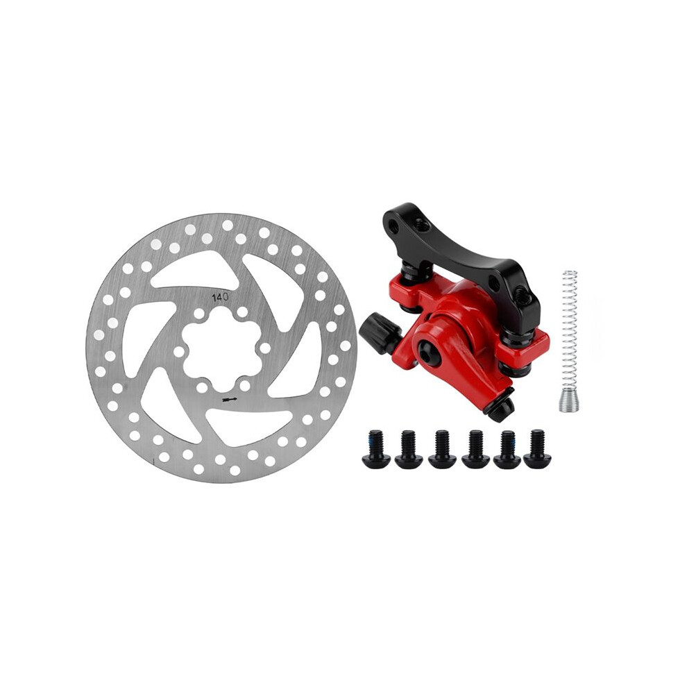 140Mm Brake Disc Caliper Kit 6-Hole Aluminum Alloy Wear Resistance For Electric Scooter 6033736382588