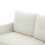 (Beige) Modern Upholstered 3-Seater Sofa with Side Pockets & Armrests 9