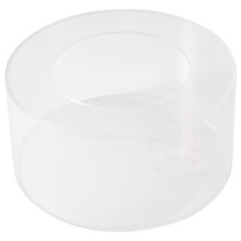1Pc Round Acrylic Cake Display Board Cake Smoother Scraper Cake Tray DIY Round Decor Cake Refillable Board(B)