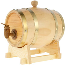 1.5L Vintage Oak Wine for Whiskey & Beer Brewing, Home Bar Decoration