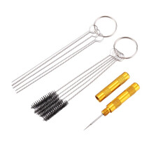11-in-1 Airbrush Cleaner Accessories with Stainless Steel Brushes and Needle | Professional Cleaning Kit Tools