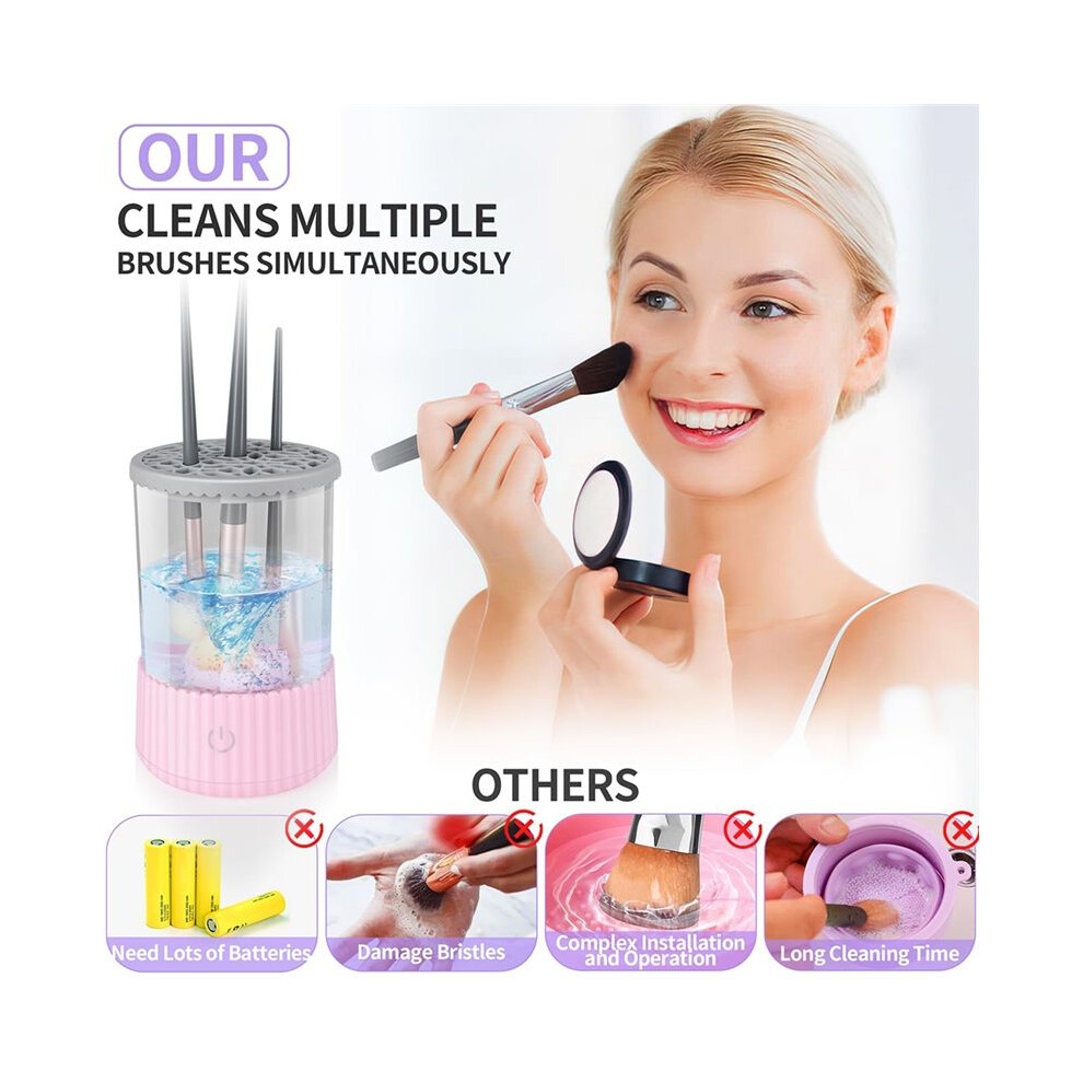 Electric Makeup Brush Cleaner USB Make  Brush Washer Clean for Beauty Women Makeup Brushes Efficient Machine