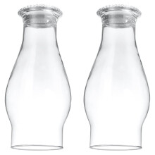 Oil Lamp Chimney Replacement Clear Hurricane Lamp Glass Shade Old-Fashioned Oil Lamp Parts