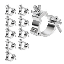10 Stück Traversen-Beleuchtungsklemmen, 2 Zoll Aluminiumlegierung DJ-Lichtklemme für Bühnenbeleuchtung Par-Lichter Scheinwerfer Moving  Light