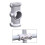 Round Tube Connector Connection Fastener Fixed Joint 3-3ways 4