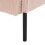 (Pink) Modern Upholstered 3-Seater Sofa with Side Pockets & Armrests 6