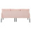 (Pink) Modern Upholstered 3-Seater Sofa with Side Pockets & Armrests 15