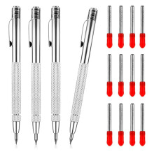 Scriber en Carbure de TungstèNe, Stylo à Tracer en Carbure D'Aluminium avec Aimant, Stylo à Graver avec Outil de Gravure à Clip