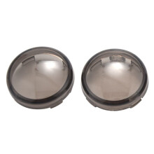12 StüCke für Blinker Licht Anzeige Objektivdeckel für Sportster 1200 Touring Dyna Softail Electra Road K Tee Schwarz