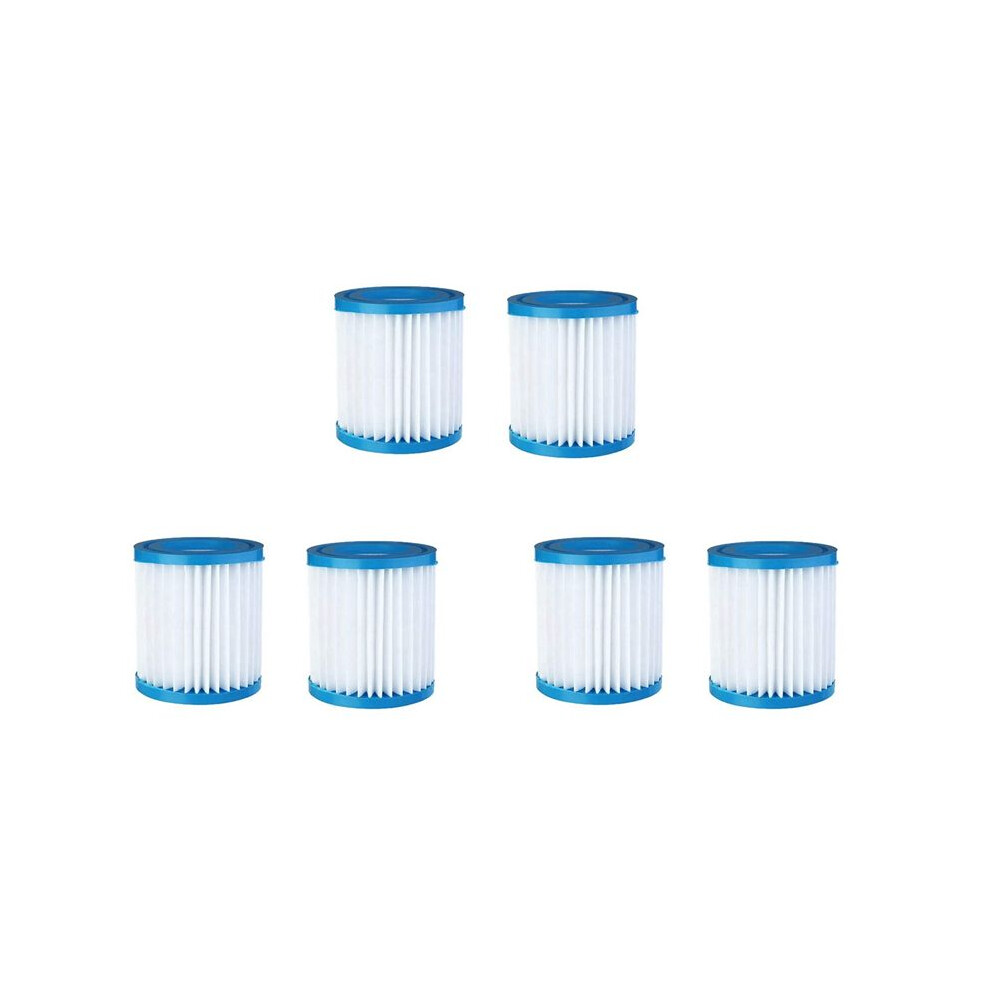 6Pcs Pool Filter Cartridges 89X79x45mm Replacement Swimming Pool Filter For Pool Filter Pump Cleaner 4712607007950