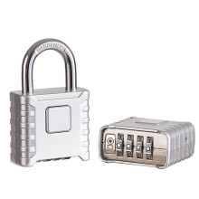 Cadenas à Combinaison Robuste, Résistant Aux Intempéries, Anse en Acier Inoxydable, Cadenas à Combinaison à 4 Chiffres A