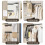 Corrosion Resistant Metal Extending Clothes Rail Simple-Silver 3