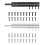 Corrosion Resistant Metal Extending Clothes Rail Simple-Silver 4