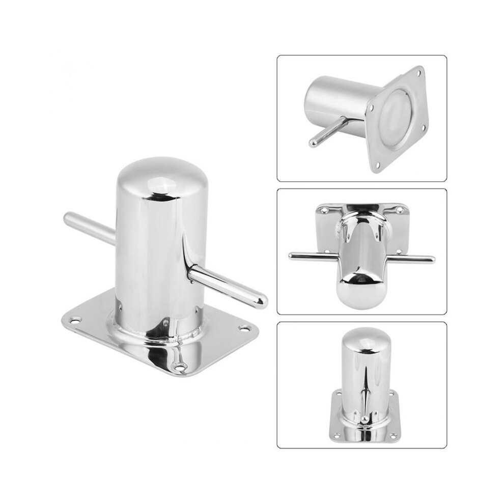 2X Stainless Steel Boat Samson Post Bollard Mooring Bit For Marine Yacht With Heavy Duty Base 4713579132121