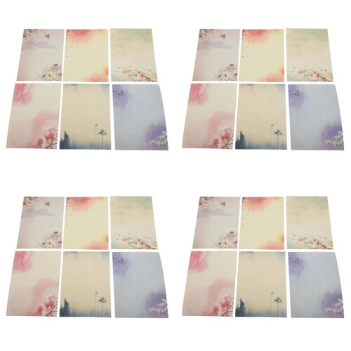 192PCS Schreibpapier, Briefpapier Briefsaetze