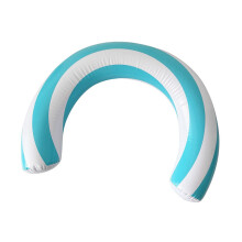 Anneaux de natation gonflables en forme de demi-cercle,-Bleu