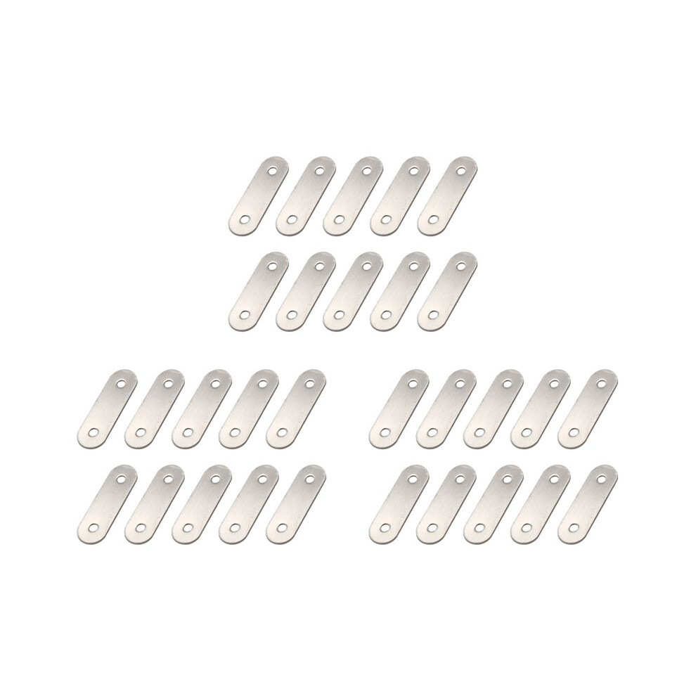 50Mmx16mm Straight Repair Joining Mending Flat Plate Bracket 30Pcs 4712689860191