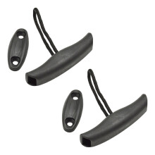 2Pcs Marine Canoes Kayak Pull Toggle Handle With Cord Portable