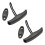 2Pcs Marine Canoes Kayak Pull Toggle Handle With Cord Portable 1