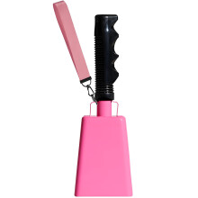 Percussion-Musikinstrumente, Rufglocke,-Rosa mit Handschlaufe