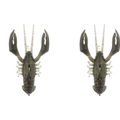 2Pcs Hummer Weiche Köder Angeln Köder 8Cm 16G Künstliche-Farbe 5